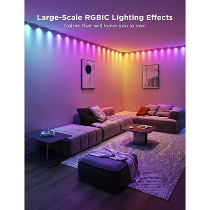 GOVEE Φωτισμός Τοίχου String Downlights RGBIC 5 m, 25 φώτα – H608A