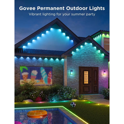 GOVEE Μόνιμος Εξωτερικός Φωτισμός RGBIC 30 m, IP67 – Permanent Outdoor Lights H705A