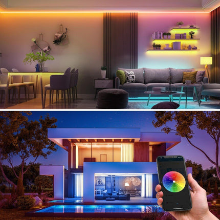 GOVEE Έξυπνη Ταινία LED RGB 10 m (2 × 5 m), 36 W – H6110