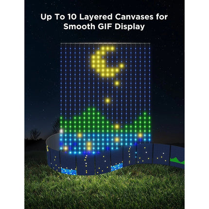 GOVEE Κουρτίνα RGBIC 1,5 × 2 m με 520 LED, Matter – Curtain Lights 2 H70B3 – EU