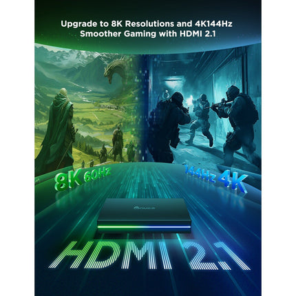 GOVEE HDMI 2.1 Sync Box με Ταινία LED για TV 55–65″ – AI Sync Box 2 H8604