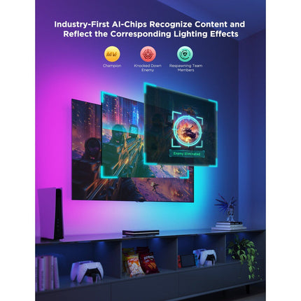 GOVEE HDMI 2.1 Sync Box με Ταινία LED για TV 55–65″ – AI Sync Box 2 H8604