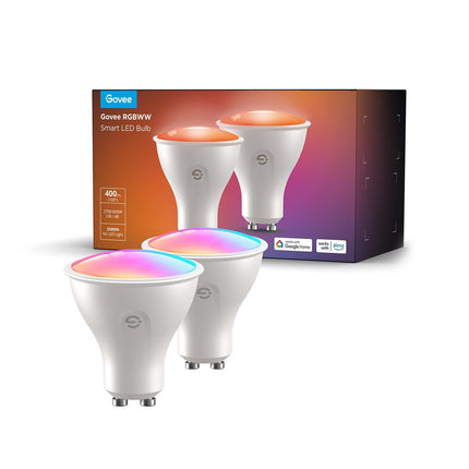 GOVEE Έξυπνη Λάμπα GU10 RGBWW 4,8 W, 400 lm, 2 τμχ. – B600D3C1