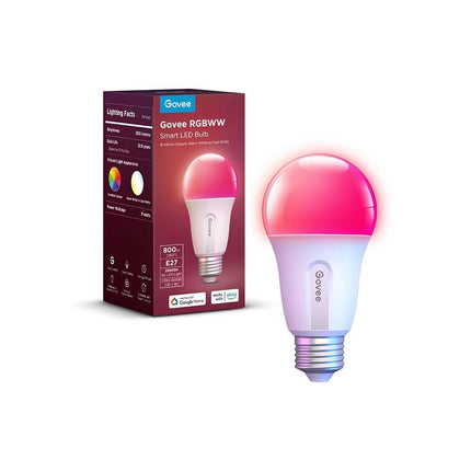 GOVEE Έξυπνη Λάμπα E27 RGBWW 9 W, 800 lm – H6004CC1