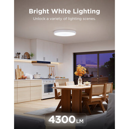 GOVEE Φωτιστικό Οροφής RGBICWW 38 cm, 4300 lm, Matter – Ceiling Light Pro H60A6C01