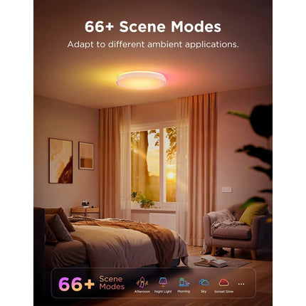 GOVEE Φωτιστικό Οροφής RGBICWW 38 cm, 4300 lm, Matter – Ceiling Light Pro H60A6C01