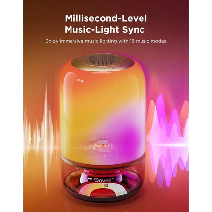 GOVEE Φορητό Φωτιστικό RGBICWW 600 lm με Ηχείο JBL – Table Lamp 2 Pro H6020