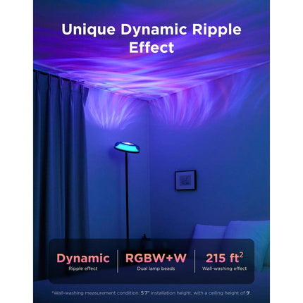 GOVEE Φωτιστικό Δαπέδου Ripple 3 ζωνών, 1000 lm – Uplighter H60B0