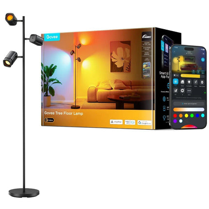 GOVEE Φωτιστικό Δαπέδου 3 Κεφαλών RGBICWW 1500 lm, Matter – Tree Floor Lamp H60B2