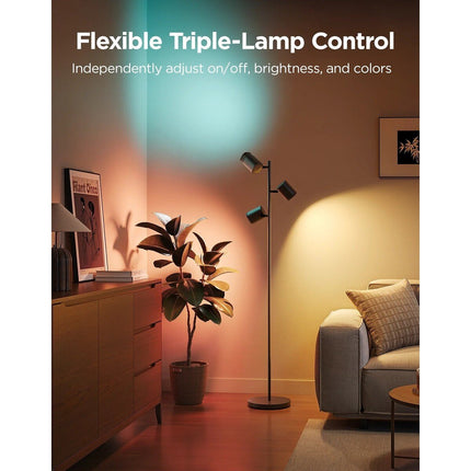 GOVEE Φωτιστικό Δαπέδου 3 Κεφαλών RGBICWW 1500 lm, Matter – Tree Floor Lamp H60B2