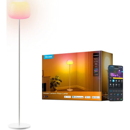 GOVEE Φωτιστικό δαπέδου RGBICWW 1400 lm, Matter Lantern H1630