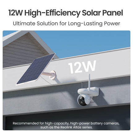 REOLINK Ηλιακό Πάνελ 12 W USB-C με Καλώδιο 4 m – Solar Panel 3 – Λευκό