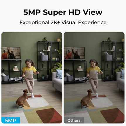 REOLINK Κάμερα Εσωτερικού Χώρου Wi-Fi 5 MP με Περιστροφή και Κλίση – E331 – Λευκή
