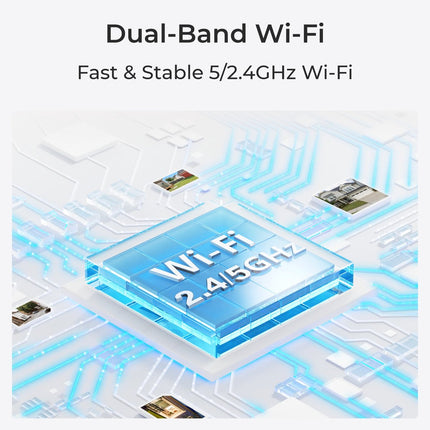 REOLINK Κάμερα Εσωτερικού Χώρου Wi-Fi 5 MP με Περιστροφή και Κλίση – E331 – Λευκή
