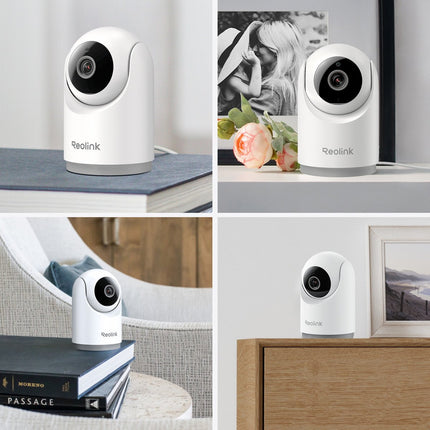 REOLINK Κάμερα Εσωτερικού Χώρου Wi-Fi 5 MP με Περιστροφή και Κλίση – E331 – Λευκή