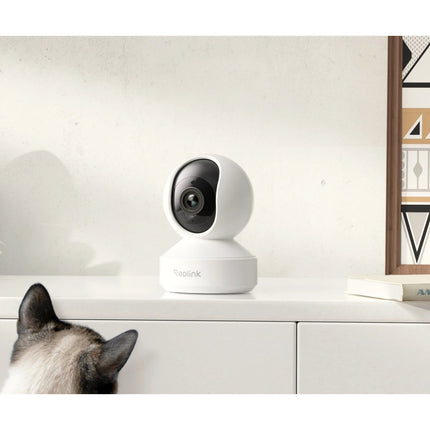 REOLINK Κάμερα Εσωτερικού Χώρου 4K με Οπτικό Zoom 3× και Wi-Fi 6 – E1 Zoom E340 – Λευκή