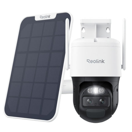 REOLINK Κάμερα 4G Μπαταρίας 4K με Διπλό Φακό και Ηλιακό Πάνελ – TrackMix LTE G770 – Λευκή