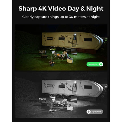 REOLINK Κάμερα 4G Μπαταρίας 4K με Διπλό Φακό και Ηλιακό Πάνελ – TrackMix LTE G770 – Λευκή