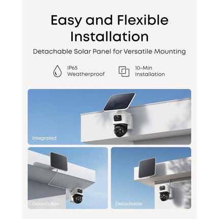Anker Eufy – Σετ 2 Καμερών 4K + Dual 2K με Ηλιακή Φόρτιση και HomeBase 3 – eufyCam S4