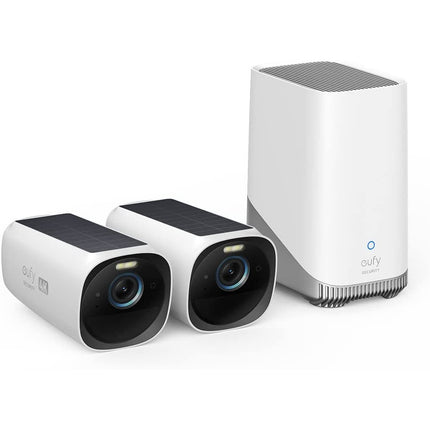Anker Eufy – Σετ 2 Καμερών 2K με Ηλιακή Φόρτιση και HomeBase 3 – eufyCam E40