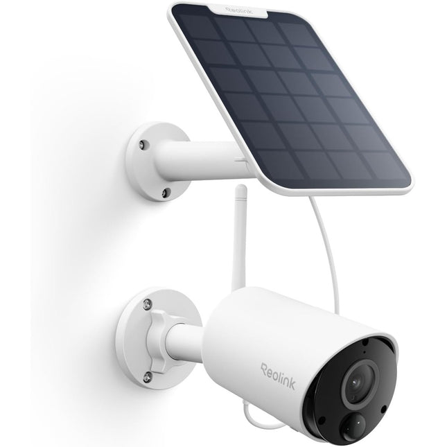 REOLINK Κάμερα Wi-Fi Μπαταρίας 5 MP με Ηλιακό Πάνελ 6 W – Argus Eco B320 – Λευκή