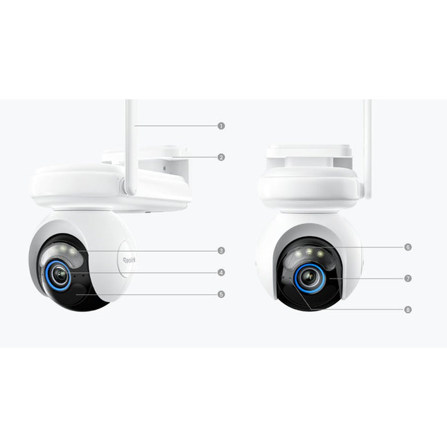 REOLINK Κάμερα 4G Μπαταρίας 4 MP με ColorX και Πάνελ 12 W – Altas Go PT G650