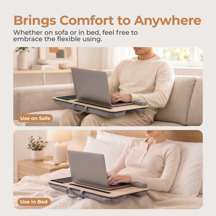 Lumivida Βάση Laptop για τα Γόνατα με Mousepad και Στήριγμα Καρπών LPD07-2