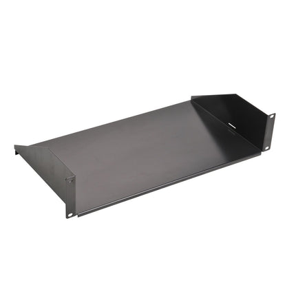 Lumivida Σετ 2 Ραφιών Rack 19″, 2U, Βάθους 250 mm 601402107 Μαύρο