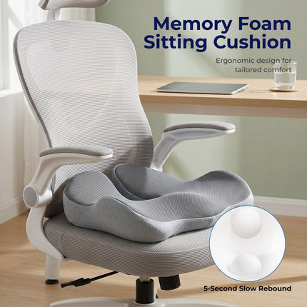 Lumivida Μαξιλάρι Καθίσματος Memory Foam με Αφαιρούμενο Κάλυμμα RLC06-19