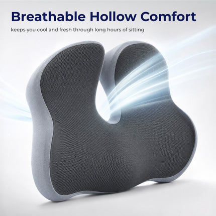 Lumivida Μαξιλάρι Καθίσματος Memory Foam με Αφαιρούμενο Κάλυμμα RLC06-19