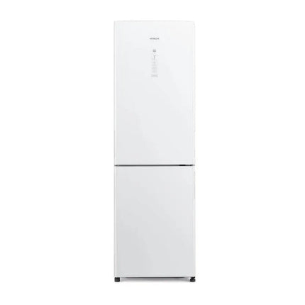 HITACHI Ψυγειοκαταψύκτης 330L, Full No Frost, Inverter, Dual Cooling, Nano Titanium, White Glass, Ενεργειακή Κλάση E Λευκό Γυαλί, R-BGX411PRU0-1 XGR
