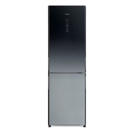 HITACHI Ψυγειοκαταψύκτης 330L, Full No Frost, Inverter, Dual Cooling, Nano Titanium, Grey Glass, Ενεργειακή Κλάση E Γκρι Γυαλί, R-BGX411PRU0-1 XGR