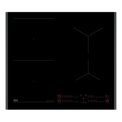 AEG 7000 SenseBoil Εντοιχιζόμενη Επαγωγική Εστία 60cm με 4 Ζώνες, Hob2Hood, PowerBoost & Χειριστήρια Αφής TI64IB10FB, Μαύρη