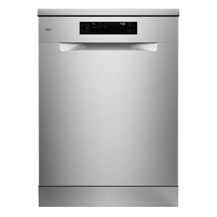 AEG 6000 SmartSelect Ελεύθερο Πλυντήριο Πιάτων 60cm, 13 Σερβίτσια, AirDry, SatelliteClean, TimeSelect, Inverter & ExtraHygiene, Ενεργειακή Κλάση C GF6101C2SNM, Inox