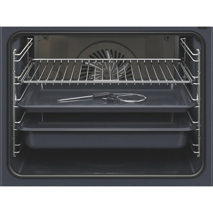 AEG 6000 SenseCook Εντοιχιζόμενος Φούρνος 71L με Αισθητήρα Τροφίμων, Wi-Fi, Aqua Clean, Καταλυτικό Καθαρισμό & Soft Closing, Ενεργειακή Κλάση A+ OS6CB531AB, Μαύρος