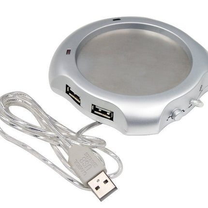 Συσκευή διατήρησης ζεστού ροφήματος + 4x USB Hub – USB Hub & Warmer