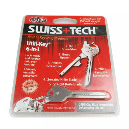 Utili key 6σε1 Μπρελόκ Κλειδιών Πολυεργαλείο