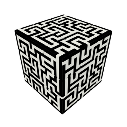 V-Cube 3 Flat Maze Cube 3D Λαβύρινθος Σπαζοκεφαλιάς 6+ Ετών