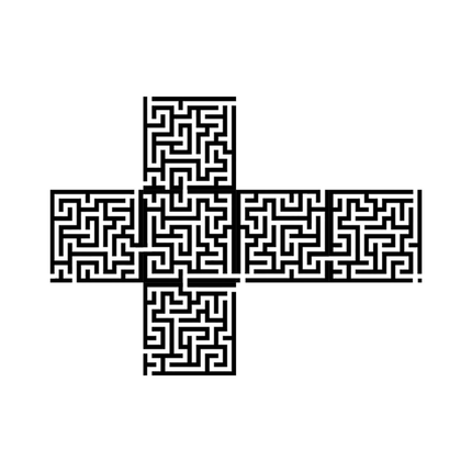 V-Cube 3 Flat Maze Cube 3D Λαβύρινθος Σπαζοκεφαλιάς 6+ Ετών