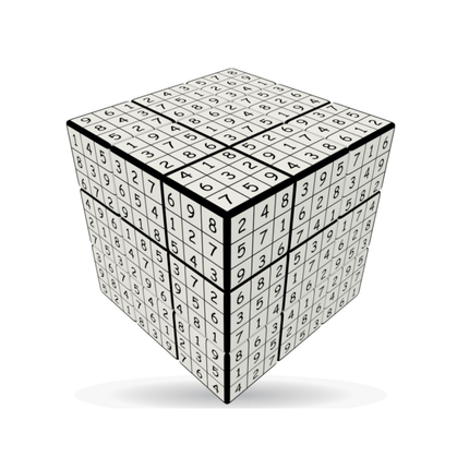 V-Cube V-udoku Επιτραπέζιο Puzzle Sudoku Κύβος για Προχωρημένους 6+ Ετών