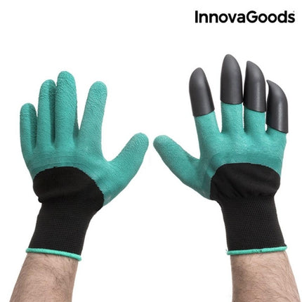 InnovaGoods Γάντια Εργασίας Κηπουρικής με Νύχια για Σκάψιμο V0100991