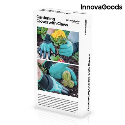 InnovaGoods Γάντια Εργασίας Κηπουρικής με Νύχια για Σκάψιμο V0100991