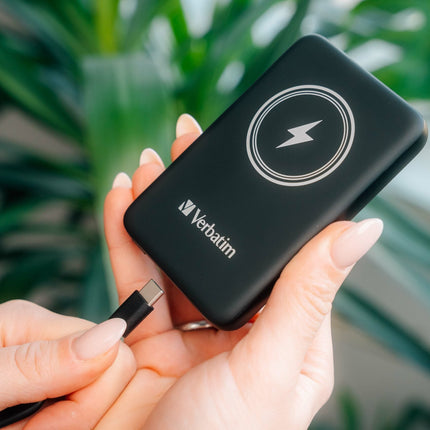 Verbatim Powerbank Wireless Magnetic 5000 Black