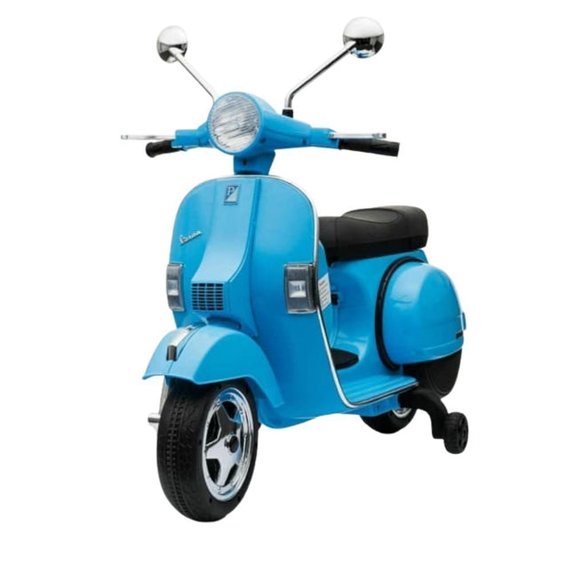 VESPA® Ηλεκτροκίνητη Παιδική Μηχανή 12V, 4.5Ah Ride-On με Αυθεντικό Ιταλικό Στυλ σε Μπλε Χρώμα, 3+ Ετών