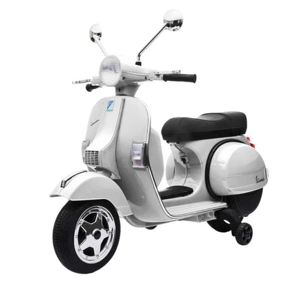 VESPA® Ηλεκτροκίνητη Παιδική Μηχανή 12V, 4.5Ah Ride-On με Αυθεντικό Ιταλικό Στυλ σε Άσπρο Χρώμα, 3+ Ετών