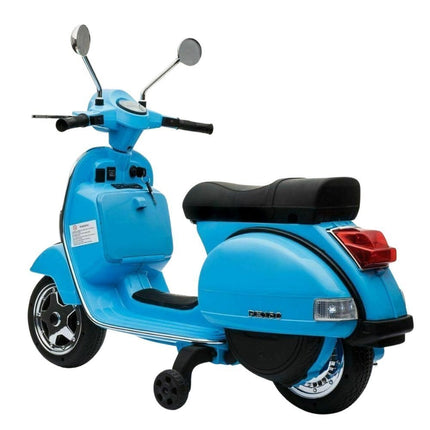 VESPA® Ηλεκτροκίνητη Παιδική Μηχανή 12V, 4.5Ah Ride-On με Αυθεντικό Ιταλικό Στυλ σε Μπλε Χρώμα, 3+ Ετών
