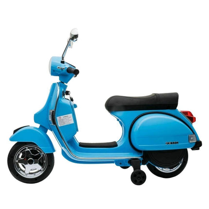 VESPA® Ηλεκτροκίνητη Παιδική Μηχανή 12V, 4.5Ah Ride-On με Αυθεντικό Ιταλικό Στυλ σε Μπλε Χρώμα, 3+ Ετών