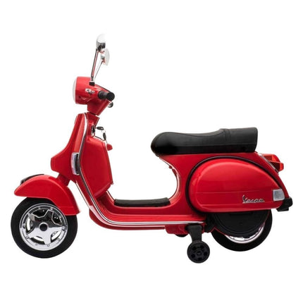 VESPA® Ηλεκτροκίνητη Παιδική Μηχανή 12V, 4.5Ah Ride-On με Αυθεντικό Ιταλικό Στυλ σε Κοκκινο Χρώμα, 3+ Ετών