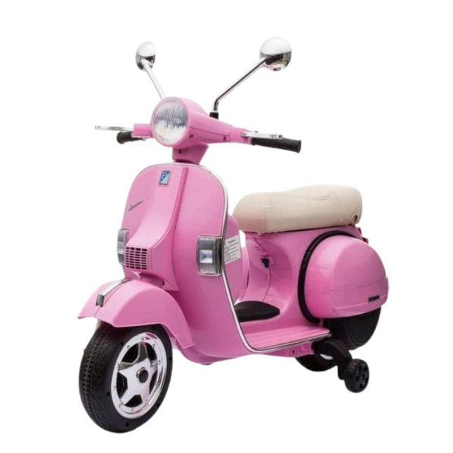 VESPA® Ηλεκτροκίνητη Παιδική Μηχανή 12V, 4.5Ah Ride-On με Αυθεντικό Ιταλικό Στυλ σε Ροζ Χρώμα, 3+ Ετών