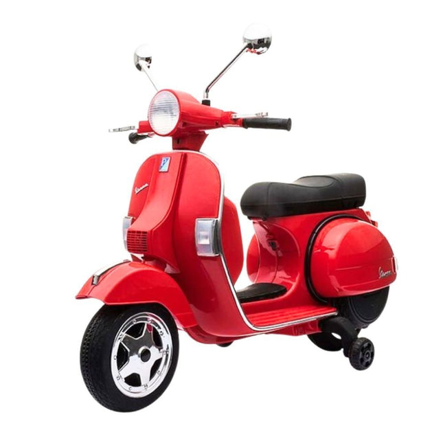 VESPA® Ηλεκτροκίνητη Παιδική Μηχανή 12V, 4.5Ah Ride-On με Αυθεντικό Ιταλικό Στυλ σε Κοκκινο Χρώμα, 3+ Ετών